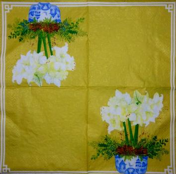 LIL-823 Lilien - 3-lagig (gold) - Caspari